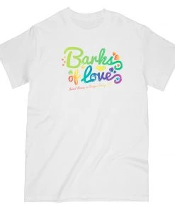 Barks Of Love Tees Unisex | BOL Rainbow Logo | Crew