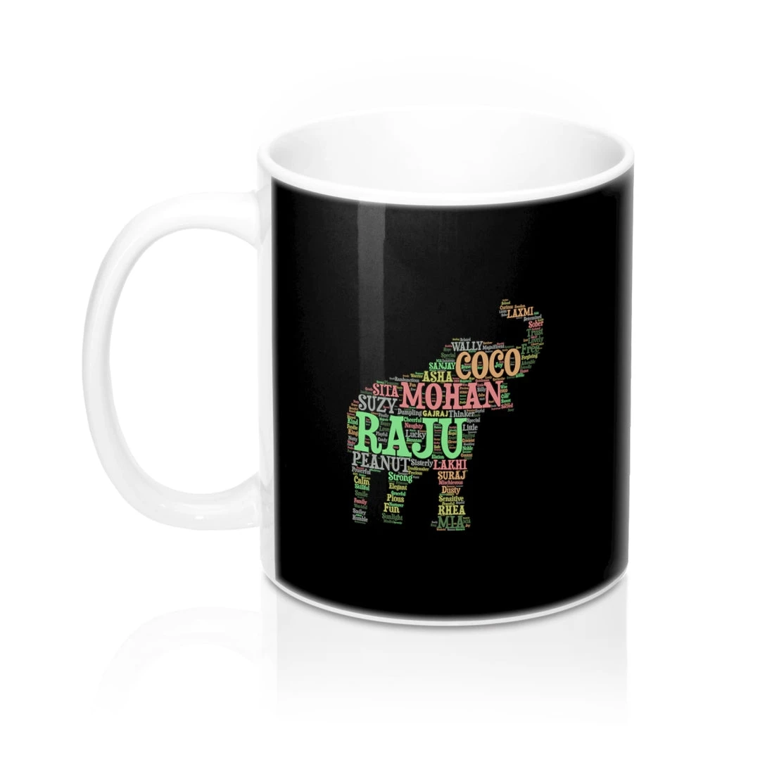 Printify Drinkware Accessory | WLSOS Word Cloud | Coffee Mug