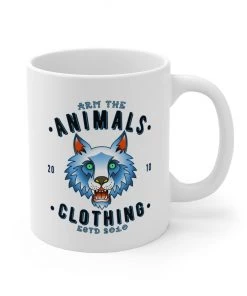 Printify Accessory | Varsity Wolf | Coffee Mug Mugs