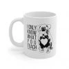 Printify Mugs Accessory | What You Teach Pittie | Coffee Mug