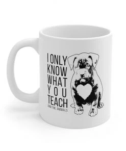 Printify Mugs Accessory | What You Teach Pittie | Coffee Mug