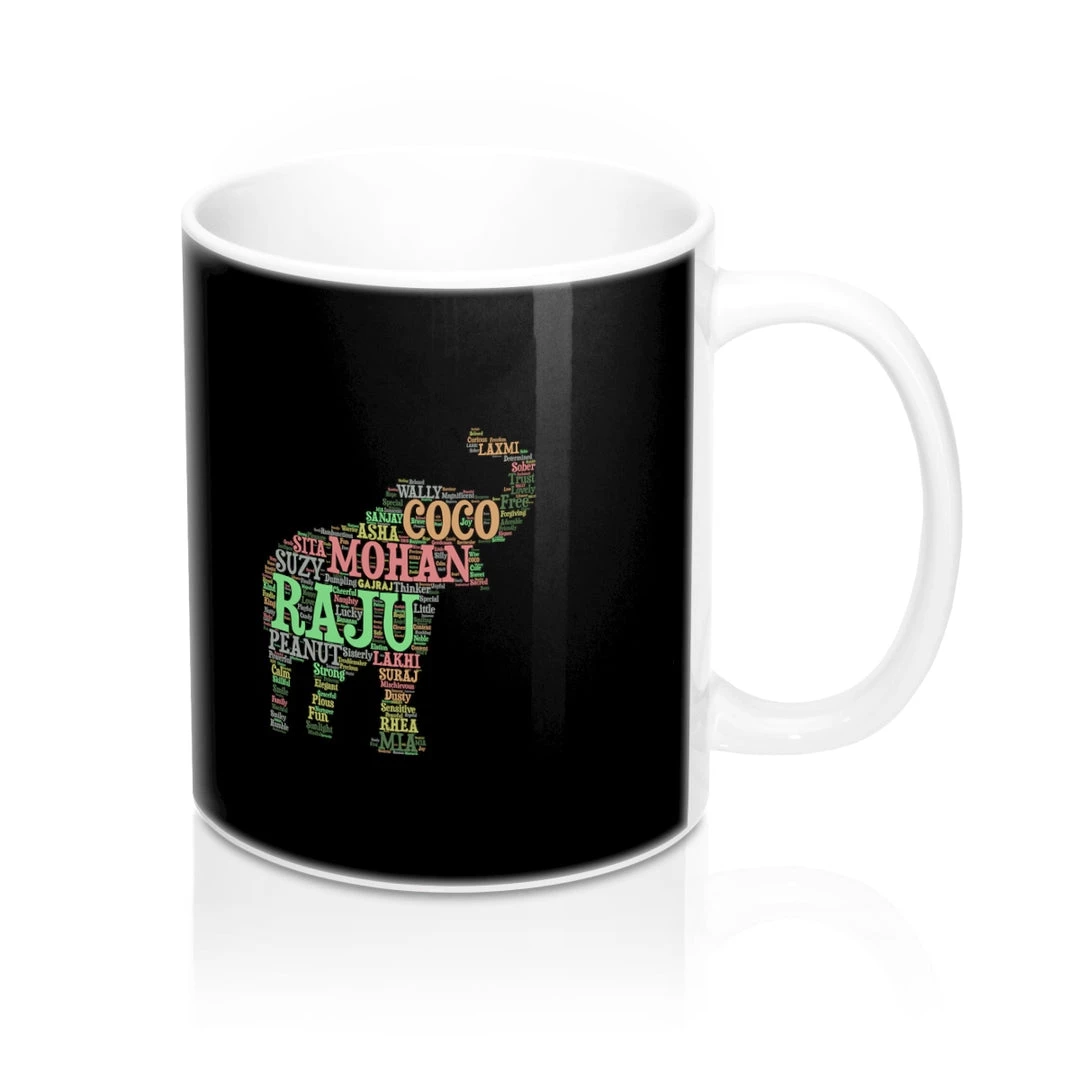 Printify Drinkware Accessory | WLSOS Word Cloud | Coffee Mug