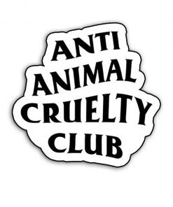 Arm The Animals BIG SALE - BOGO 50!!! Stickers | Anti Animal Cruelty Club | Die Cut Sticker