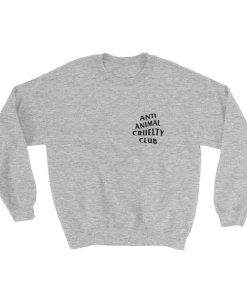 Arm The Animals Unisex | Anti Animal Cruelty Club | Crewneck Sweatshirt Crew Sweatshirts
