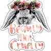 Arm The Animals Stickers | Beauty Not Cruelty | Die Cut Sticker