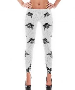 Printful Women's | Flower Crown Rabbit | Leggings