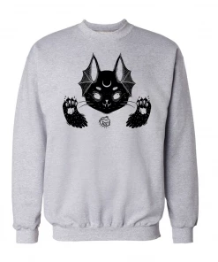 Arm The Animals Unisex | Coven Cat | Crewneck Sweatshirt Cat Designs
