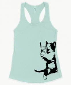 Arm The Animals Women's | Cat The Ripper | Ideal Tank Top Tank Tops