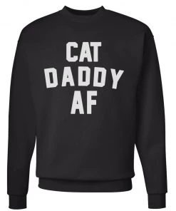 Arm The Animals Unisex | Cat Daddy AF | Crewneck Sweatshirt Cat Designs