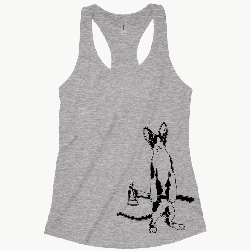 Arm The Animals Tank Tops Women's | The Catsecutioner | Ideal Tank Top