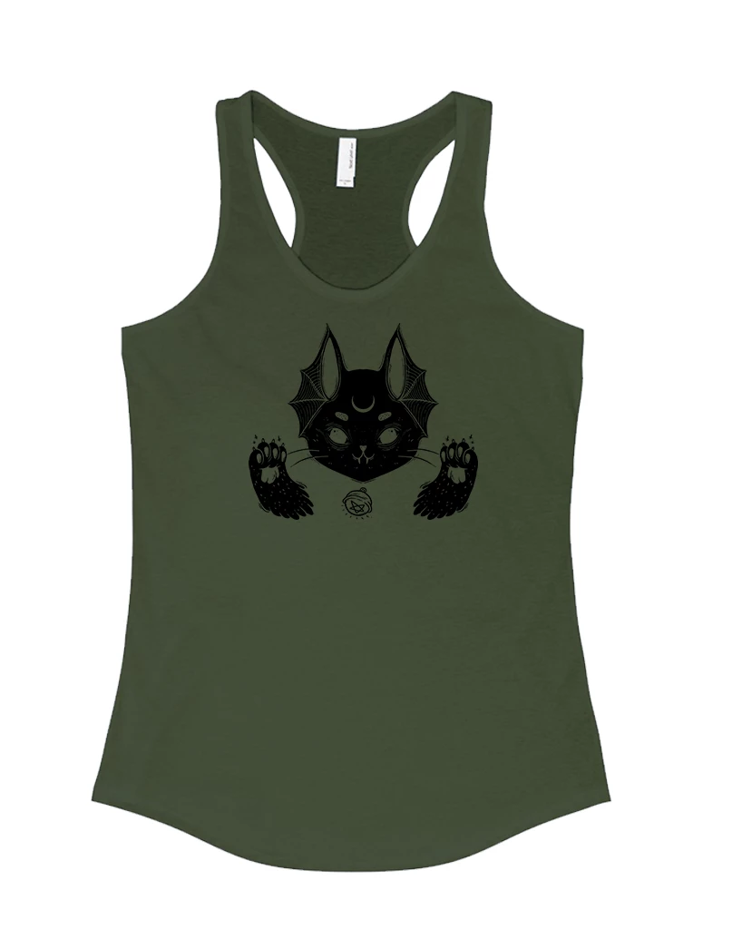 Arm The Animals Tank Tops Women's | Coven Cat | Ideal Tank Top