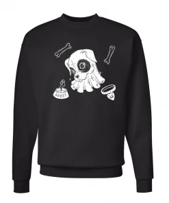 Arm The Animals Dog Designs Unisex | Discarnate Dog | Crewneck Sweatshirt