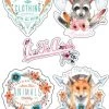Arm The Animals Stickers | Forest Fairy | 4mm UV Coated Die Cut Sticker Set BIG SALE - BOGO 50!!!
