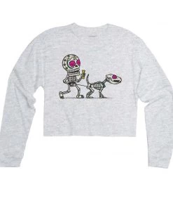 Arm The Animals Cut Crop Long Sleeves Women's | Walking Dead | Cutie Long Sleeve