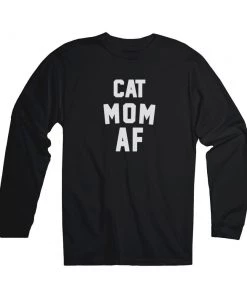 Arm The Animals Cat Designs Unisex | Cat Mom AF | Jersey Long Sleeve