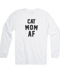 Arm The Animals Cat Designs Unisex | Cat Mom AF | Jersey Long Sleeve