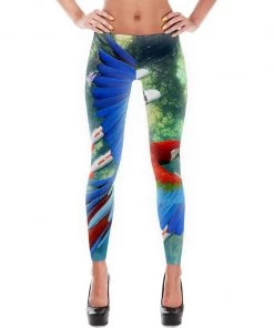 Printful Premium Leggings Women's | Bomber Macaw | Leggings