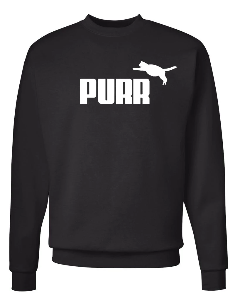 Arm The Animals Cat Designs Unisex | Purr | Crewneck Sweatshirt