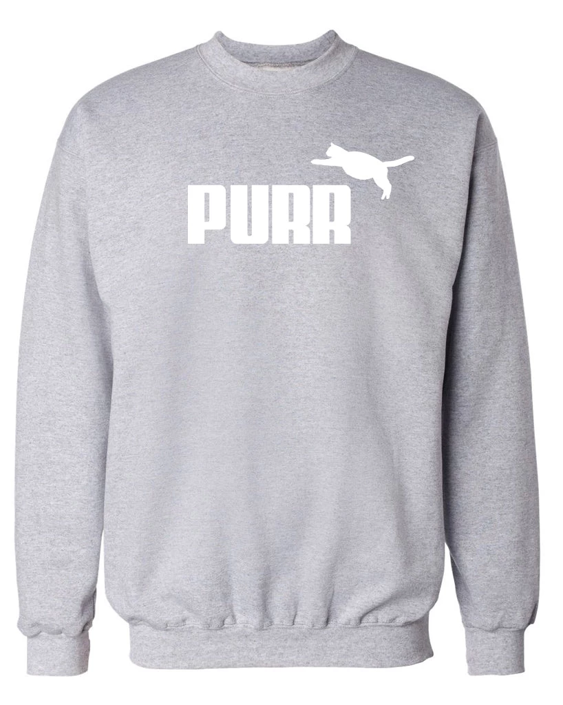 Arm The Animals Cat Designs Unisex | Purr | Crewneck Sweatshirt