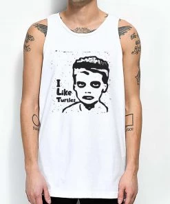 Arm The Animals Men's | I Like Turtles | Tank Top Tank Tops