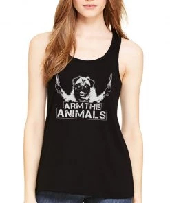 Arm The Animals Tank Tops Women's | Pug Don't Play | Ideal Tank Top