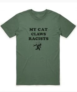 Arm The Animals Tees Unisex | My Cat Claws Racists | Crew