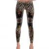 Printful Premium Leggings Women's | Rev-OWL-Ver Eyes | Leggings