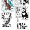 Arm The Animals Stickers | Pit Bull Lovers | 4mm UV Coated Die Cut Sticker Set