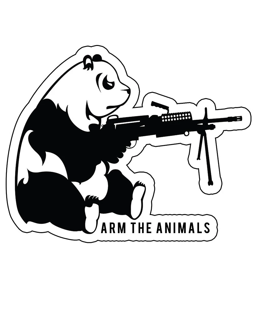 Arm The Animals BIG SALE - BOGO 50!!! Stickers | Pandemic | Die Cut Sticker