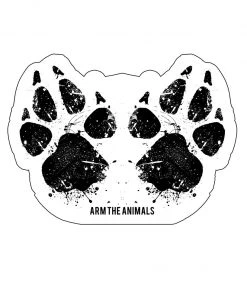 Arm The Animals Stickers | Paw-Sive Aggressive | Die Cut Sticker