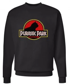 Arm The Animals Unisex | Purassic Park | Crewneck Sweatshirt Cat Designs