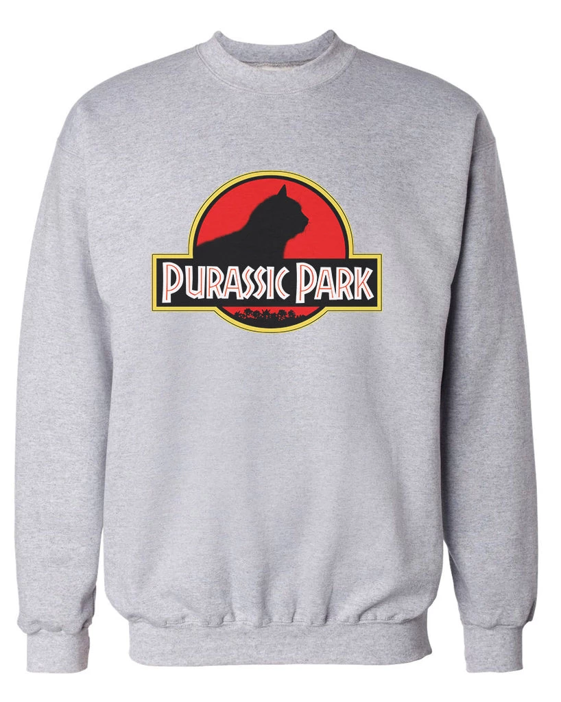 Arm The Animals Unisex | Purassic Park | Crewneck Sweatshirt Cat Designs