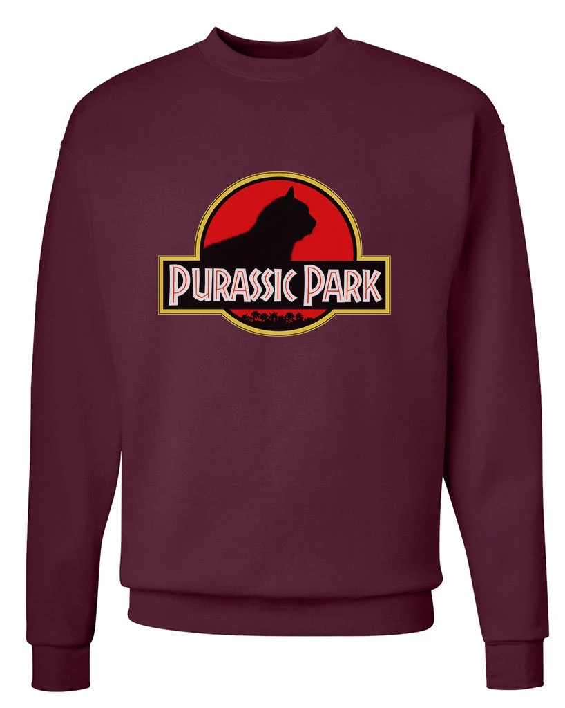 Arm The Animals Unisex | Purassic Park | Crewneck Sweatshirt Cat Designs