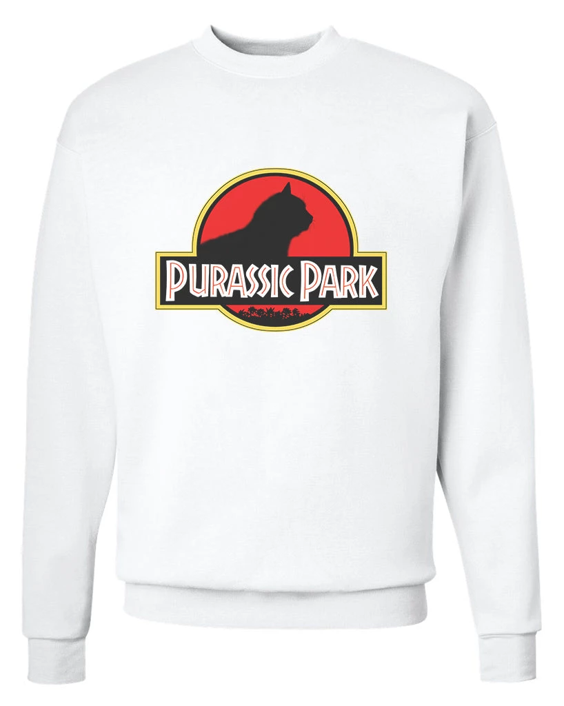 Arm The Animals Unisex | Purassic Park | Crewneck Sweatshirt Cat Designs