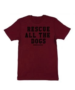 Barks Of Love Tees Unisex | Rescue All The Dogs | Crew