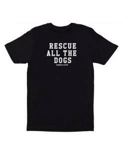 Barks Of Love Tees Unisex | Rescue All The Dogs | Crew