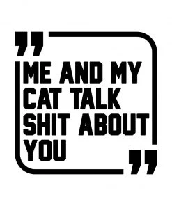 Teelaunch Accessory | Sh*t Talkers (Cat) | 30 Ounce Vacuum Tumbler