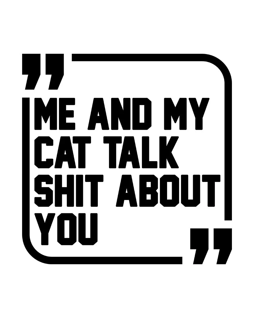 Teelaunch Accessory | Sh*t Talkers (Cat) | 30 Ounce Vacuum Tumbler