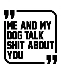 Teelaunch Accessory | Sh*t Talkers (Dog) | 30 Ounce Vacuum Tumbler