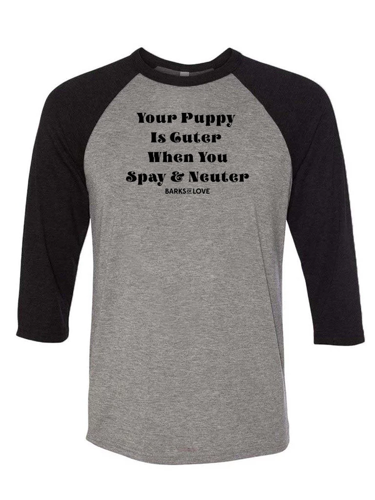 Barks Of Love Unisex | Spay And Neuter | 3/4 Sleeve Raglan 3/4 Sleeve Raglans