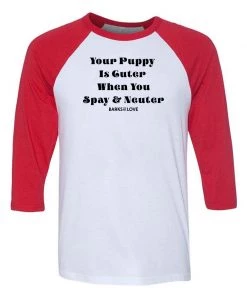 Barks Of Love Unisex | Spay And Neuter | 3/4 Sleeve Raglan 3/4 Sleeve Raglans