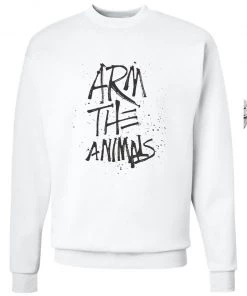Arm The Animals Unisex | ATA Splatter Logo | Crewneck Sweatshirt Crewneck Sweatshirts