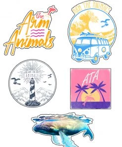 Arm The Animals Stickers | Sea Life Lovers | 4mm UV Coated Die Cut Sticker Set BIG SALE - BOGO 50!!!