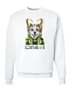 Arm The Animals Crew Sweatshirts Unisex | Corgi Variant | Crewneck Sweatshirt