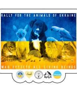 Arm The Animals Stickers | Rally For Ukraine | Die Cut Sticker BIG SALE - BOGO 50!!!