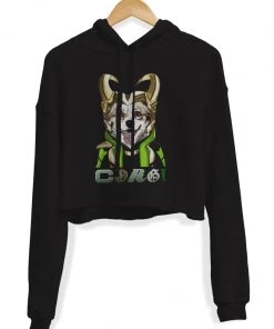 Arm The Animals Women's | Corgi Variant | Crop Hoodie Crop Hoodies