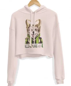 Arm The Animals Women's | Corgi Variant | Crop Hoodie Crop Hoodies