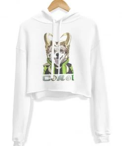 Arm The Animals Women's | Corgi Variant | Crop Hoodie Crop Hoodies