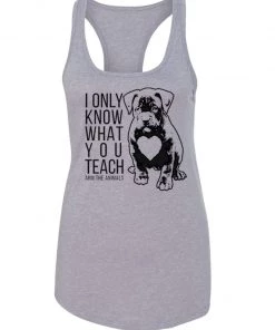 Arm The Animals Tank Tops Women's | What You Teach Pittie | Ideal Tank Top
