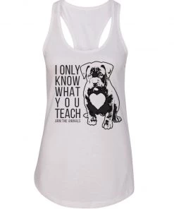 Arm The Animals Tank Tops Women's | What You Teach Pittie | Ideal Tank Top